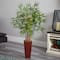 Nearly Natural; 4ft. Artificial Bamboo Tree with Decorative Planter; Category:Trees & Floor Plants; Image:4